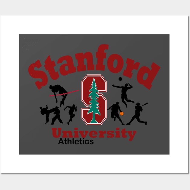 athletics of stanford university Wall Art by AMIN